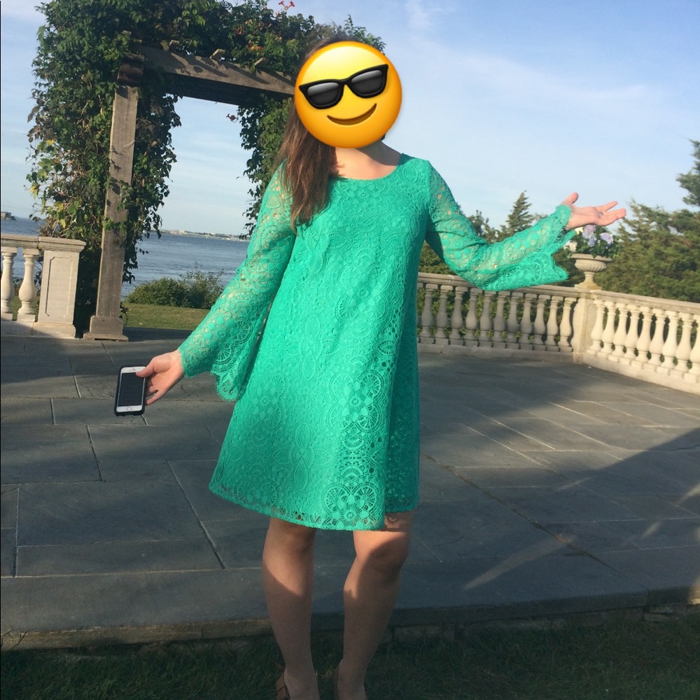 Lily Pulitzer Long Sleeve Guipre Dress